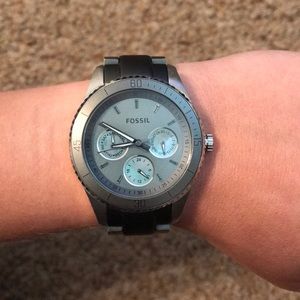 Slate grey Fossil watch